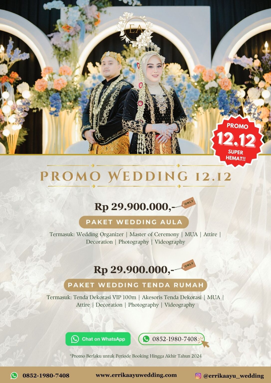 Promo Wedding Desember 2024 Errika Ayu Wedding