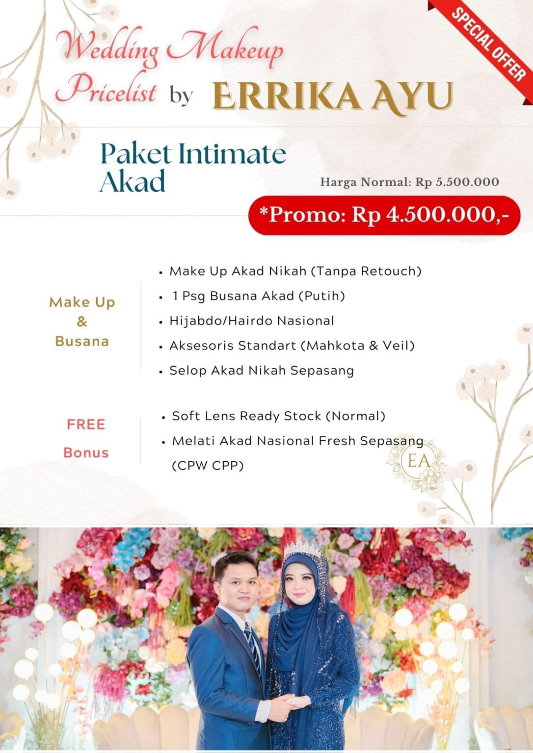 Paket Rias & Busana Errika Ayu Wedding